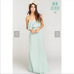 Show me your mumu Caitlin Ruffle Maxi Dress